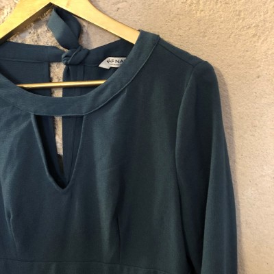 Robe NAFNAF bleue pétrole 38 M