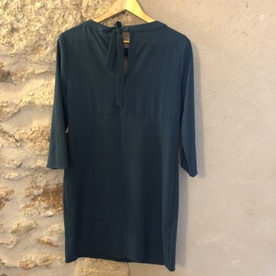 Robe NAFNAF bleue pétrole 38 M