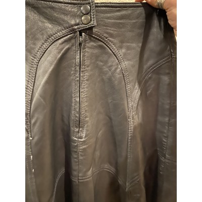 Jupe en cuir vintage 34/36