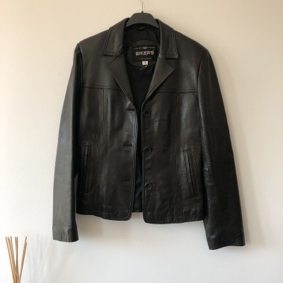 Veste cuir noir Biker's 36 S