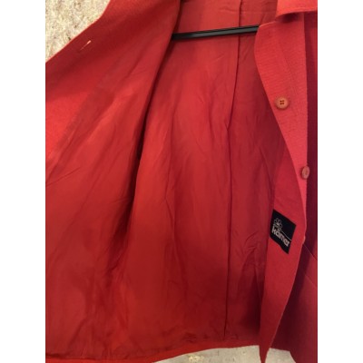Veste laine vintage rouge 36 38