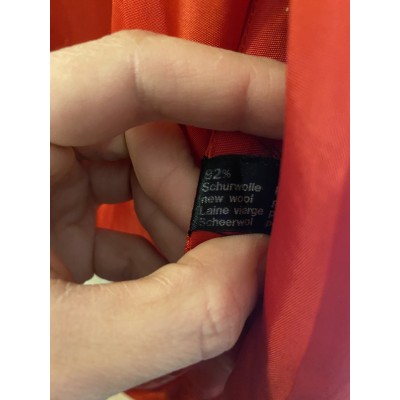 Veste laine vintage rouge 36 38