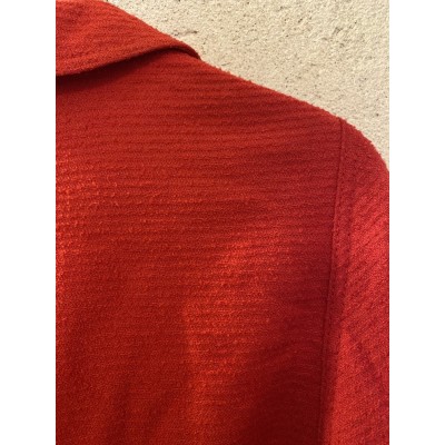 Veste laine vintage rouge 36 38