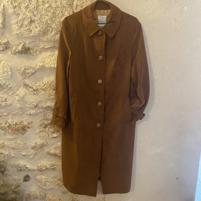 Veste longue suédine Vintage M L