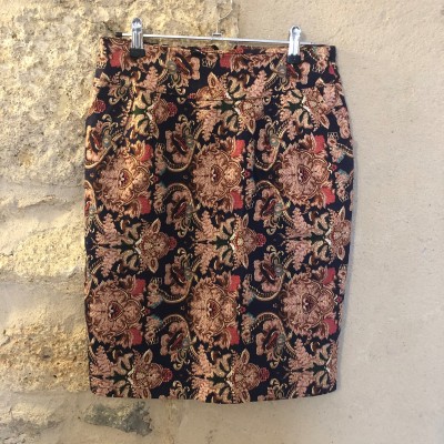 Jupe imprimé tapisserie 36 S