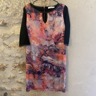 Robe colorée rose Jacqueline Riu T 36