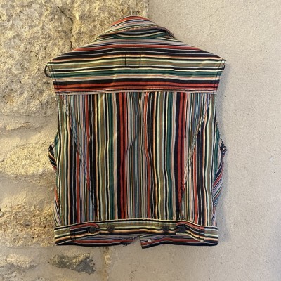 Veste sans manches jean Vintage T S