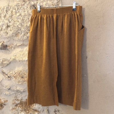 Jupe crayon Vintage laine jaune...