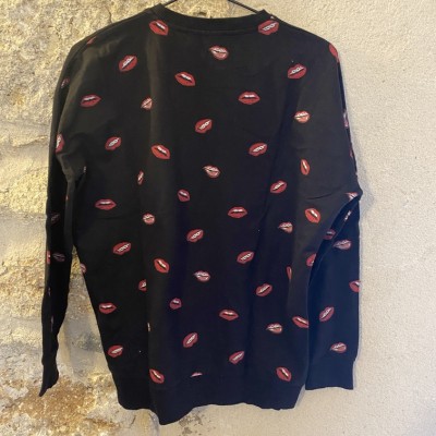 Pull imprimé bouches Pull and Bear T S