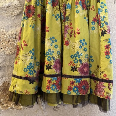 Robe à fleurs velours Marks and...